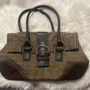 Coach Elegant Brown Designer Handbag